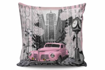 Kudde Kissy 45x45 cm - Flerfärgad - Textil & mattor - Kudde & kuddfodral - Prydnadskudde & soffkudde