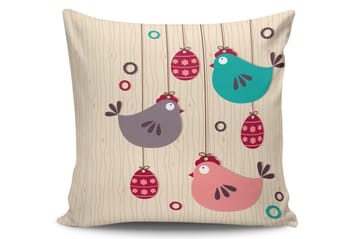 Kudde Kissy 45x45 cm - Flerfärgad - Textil & mattor - Kudde & kuddfodral - Prydnadskudde & soffkudde