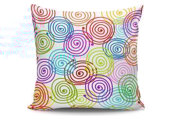Kudde Kissy 45x45 cm - Flerfärgad - Textil & mattor - Kudde & kuddfodral - Prydnadskudde & soffkudde