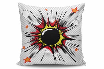 Kudde Kissy 45x45 cm - Flerfärgad - Textil & mattor - Kudde & kuddfodral - Prydnadskudde & soffkudde