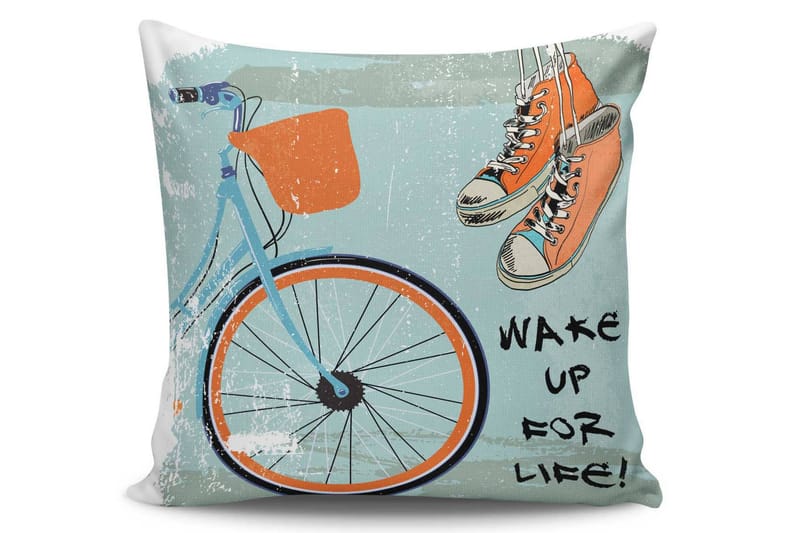 Kudde Kissy 45x45 cm - Flerfärgad - Textil & mattor - Kudde & kuddfodral - Prydnadskudde & soffkudde