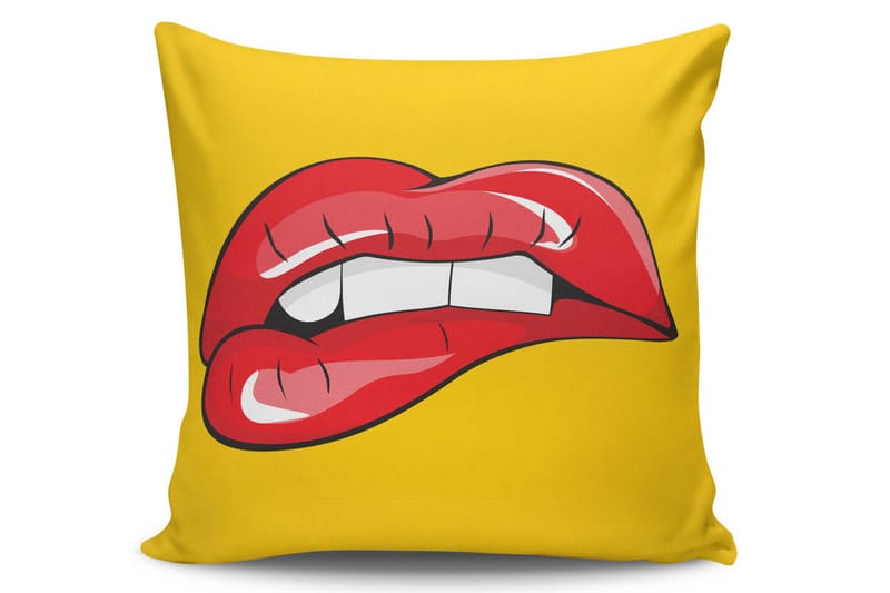 Kudde Kissy 45x45 cm - Flerfärgad - Textil & mattor - Kudde & kuddfodral - Prydnadskudde & soffkudde