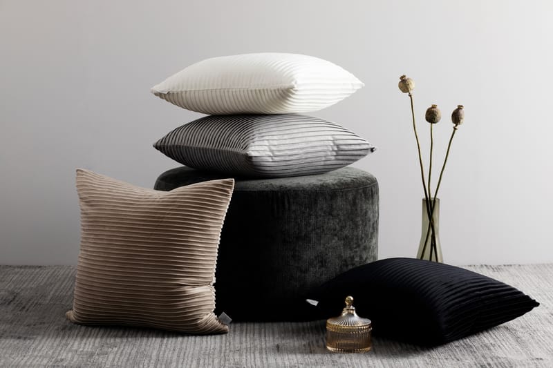 Kudde Nikolai 45x45 cm - Grå - Textil & mattor - Kudde & kuddfodral - Prydnadskudde & soffkudde