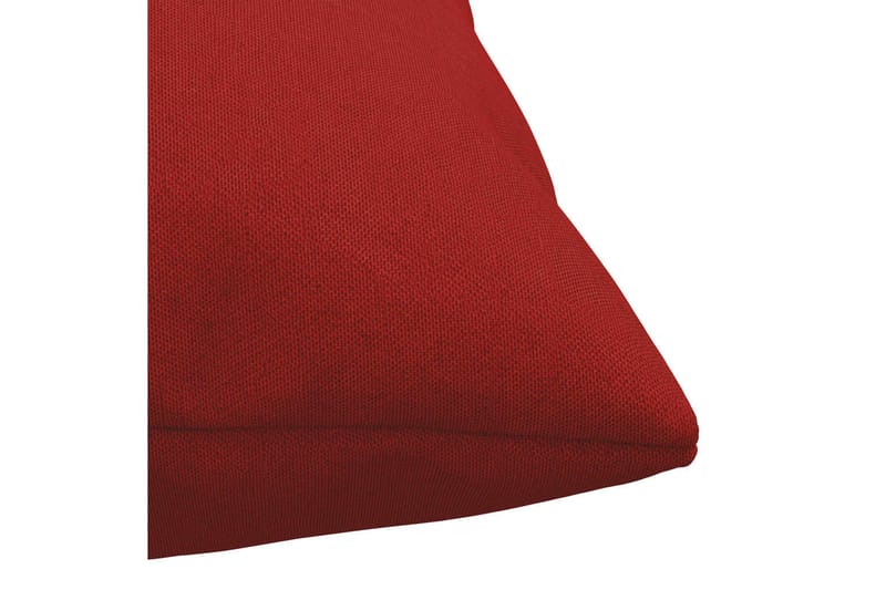 Prydnadskuddar 4 st röd 40x40 cm tyg - Röd - Prydnadskudde & soffkudde