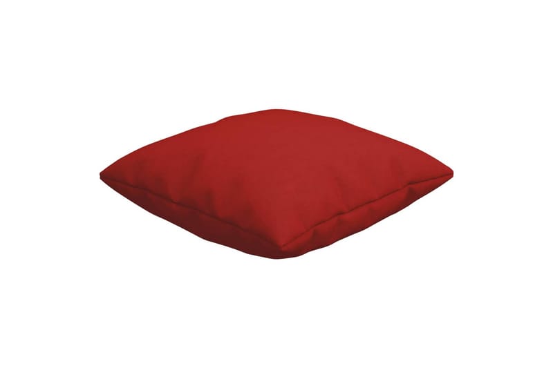 Prydnadskuddar 4 st röd 60x60 cm tyg - Röd - Prydnadskudde & soffkudde