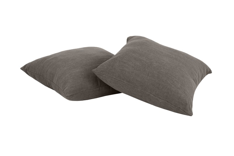 Prydnadskudde Louros 2-Pack Flash Gråbrun - Grå - Textil & mattor - Kudde & kuddfodral - Prydnadskudde & soffkudde