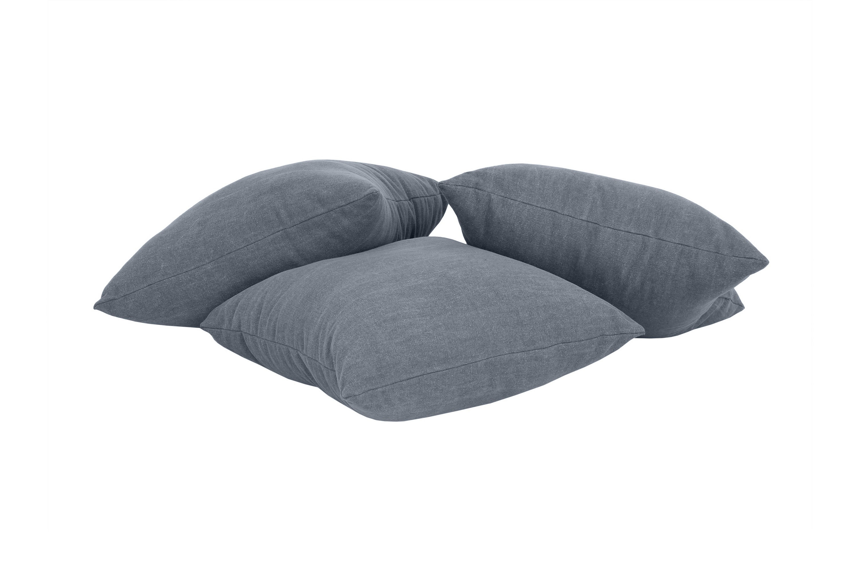 Prydnadskudde Louros 3-Pack Inari BlåBlåGrå