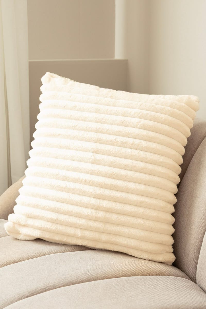 Prydnadskudde Stripe 50x50 cm - Crème - Textil & mattor - Kudde & kuddfodral - Prydnadskudde & soffkudde