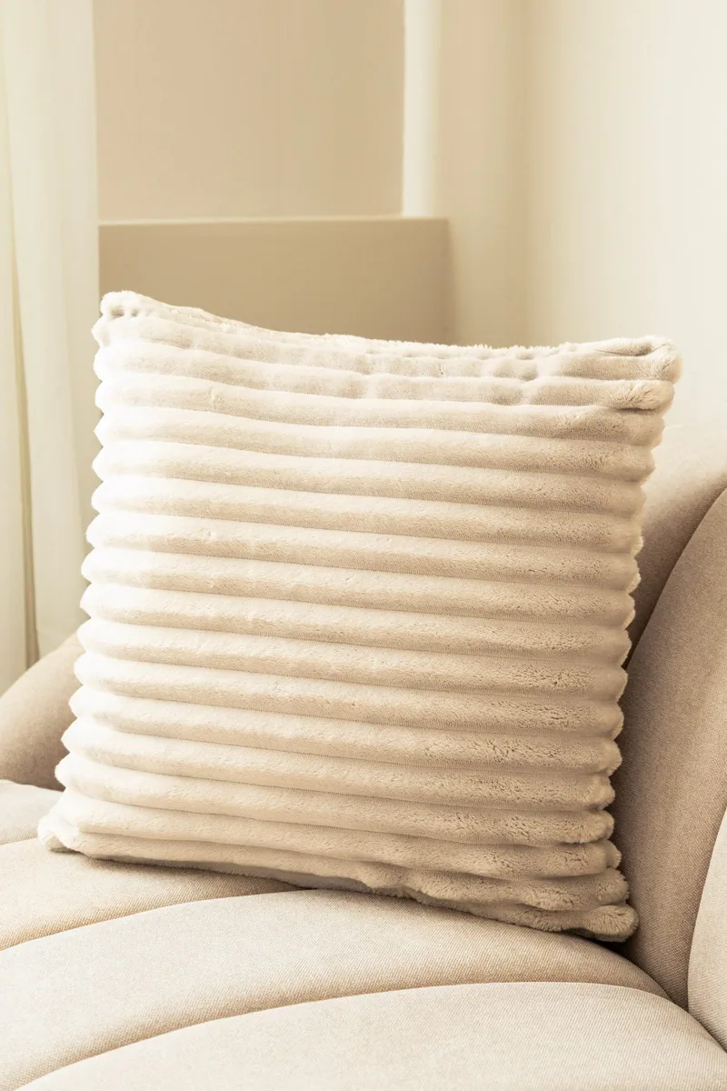 Prydnadskudde Stripe 50x50 cm - Silver - Textil & mattor - Kudde & kuddfodral - Prydnadskudde & soffkudde