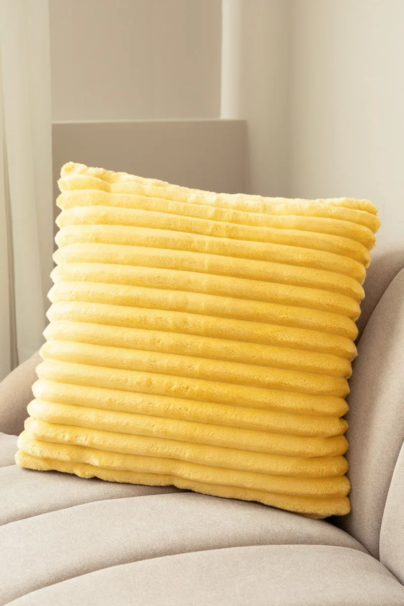 Prydnadskudde Stripe 50x50 cm - Yellow - Textil & mattor - Kudde & kuddfodral - Prydnadskudde & soffkudde