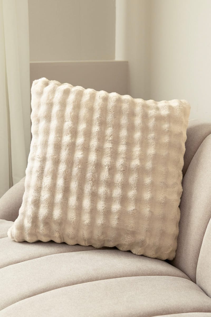 Prydnadskudde Pom Pom 50x50 cm, Silver