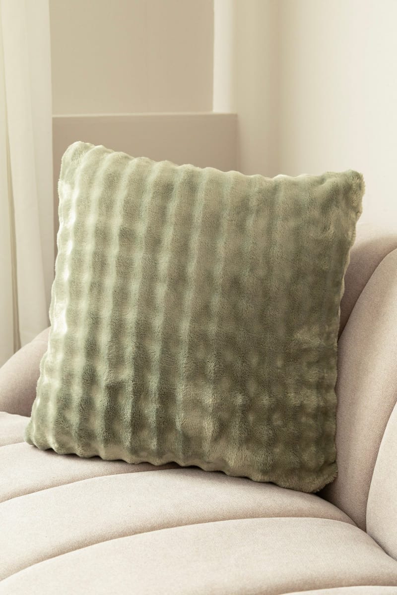 Prydnadskudde Pom Pom 50x50 cm - Grön - Textil & mattor - Kudde & kuddfodral - Prydnadskudde & soffkudde