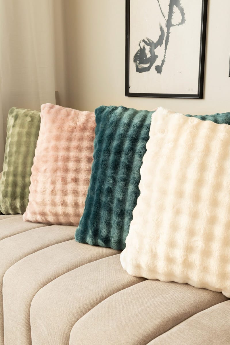 Prydnadskudde Pom Pom 50x50 cm - Krämvit - Textil & mattor - Kudde & kuddfodral - Prydnadskudde & soffkudde