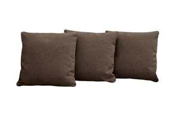 Scandi Dekorationskudde 3-pack - Mörkbrun - Textil & mattor - Kudde & kuddfodral - Prydnadskudde & soffkudde
