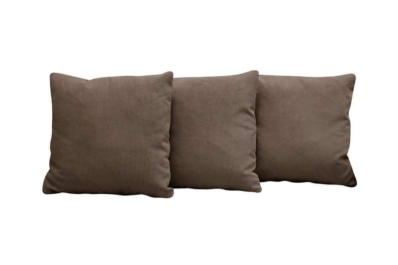 Scandi Dekorationskudde 3-pack - Mörkbrun - Textil & mattor - Kudde & kuddfodral - Prydnadskudde & soffkudde