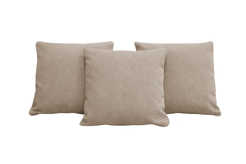 Scandi Dekorationskudde 3-pack - Ljusbrun - Textil & mattor - Kudde & kuddfodral - Prydnadskudde & soffkudde