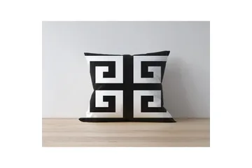 Tyrell Prydnadskudde 43x43 cm - Svart/Vit - Textil & mattor - Kudde & kuddfodral - Prydnadskudde & soffkudde