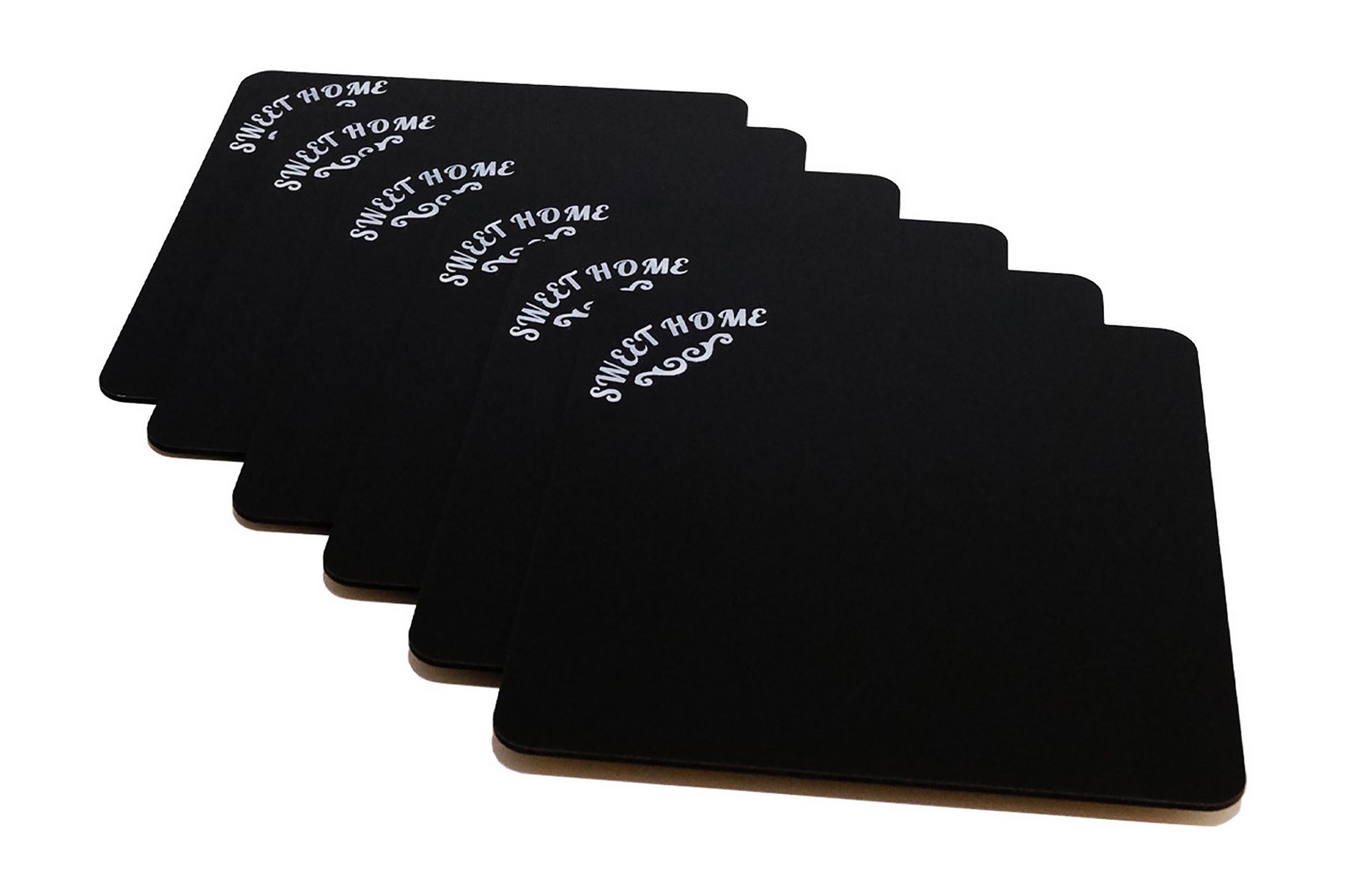 Bordstabletter 6-pack Svart