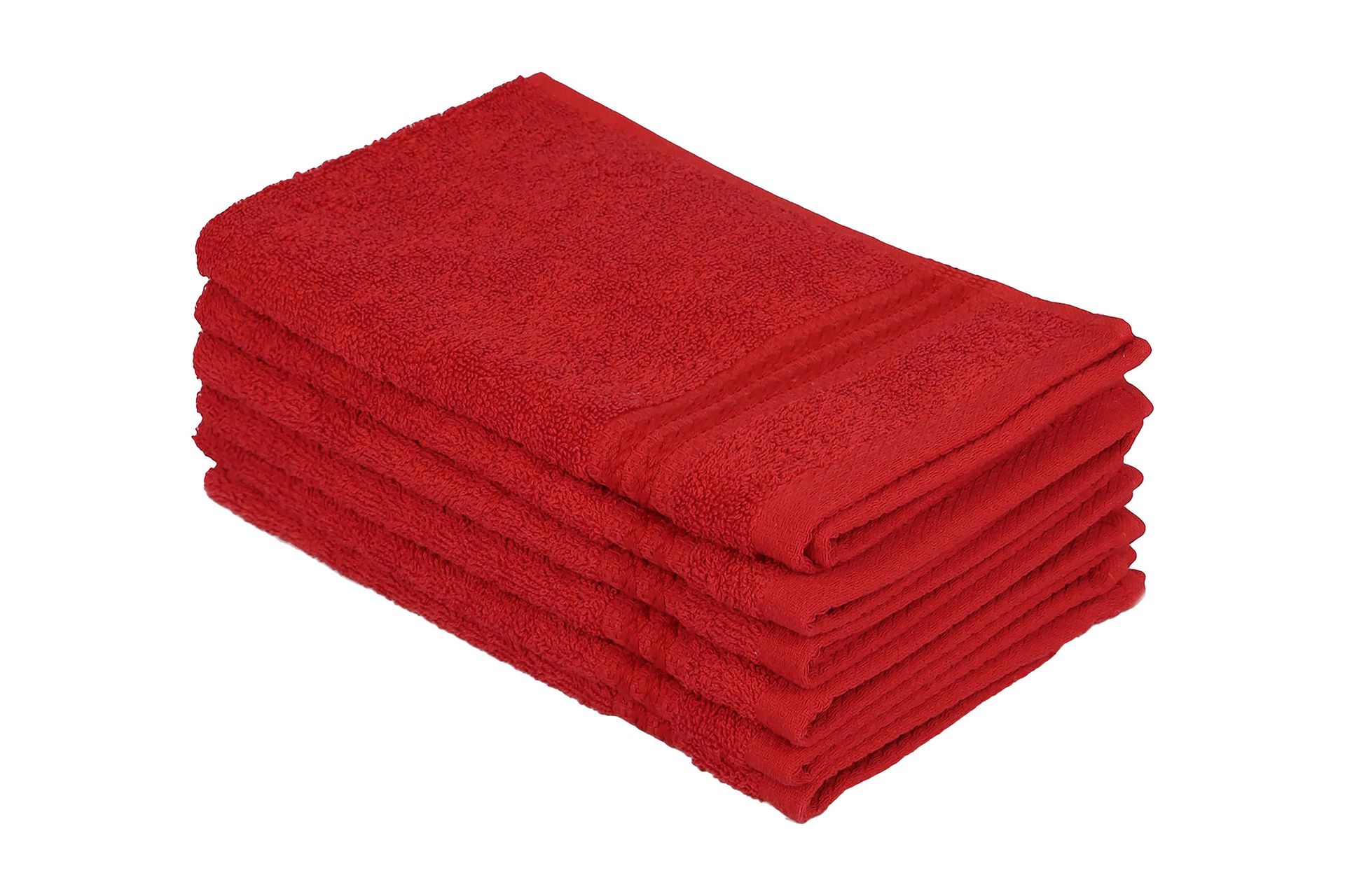 Hobby Handduk 30x50 cm 6-pack - Röd
