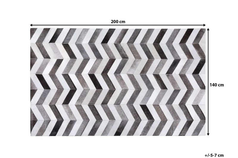 Aksaz Matta 140|200 cm - Grå - Textil & mattor - Matta - Fäll & skinnmatta - Koskinn