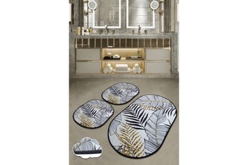 Badrumsmatta Herbal 60x100 cm Rund - Flerfärgad - Textil & mattor - Matta - Badrumsmatta
