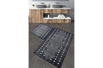 Badrumsmatta Jamil 60x100 cm Rektangulär - Flerfärgad - Textil & mattor - Matta - Badrumsmatta