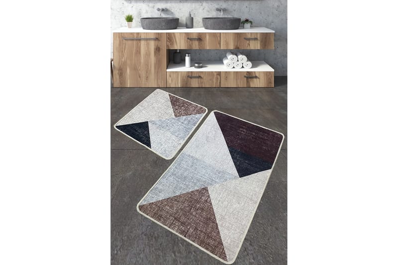 Badrumsmatta Jangu 60x100 cm Rektangulär - Beige - Textil & mattor - Matta - Badrumsmatta