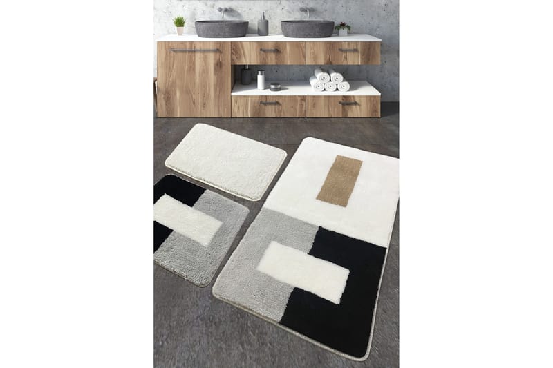 Badrumsmatta Jaswant 60x100 cm Rektangulär - Flerfärgad - Textil & mattor - Matta - Badrumsmatta