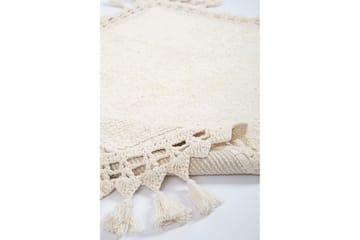 Badrumsmatta Naushi 60x90 cm Rektangulär - Creme - Textil & mattor - Matta - Badrumsmatta