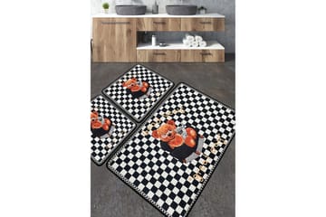 Badrumsmatta Nibha 60x100 cm Rektangulär - Flerfärgad - Textil & mattor - Matta - Badrumsmatta
