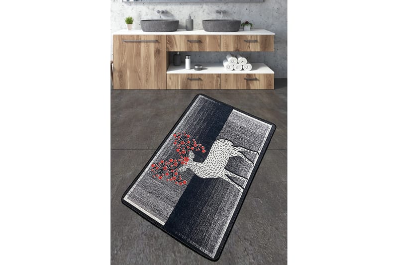 Badrumsmatta Nicholson 70x120 cm Rektangulär - Flerfärgad - Textil & mattor - Matta - Badrumsmatta