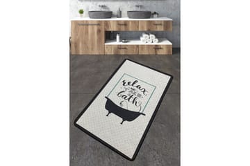 Badrumsmatta Nikhat 70x120 cm Rektangulär - Flerfärgad - Textil & mattor - Matta - Badrumsmatta