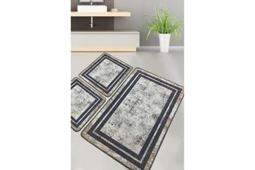 Badrumsmatta Nilu 60x100 cm Rektangulär - Flerfärgad - Textil & mattor - Matta - Badrumsmatta