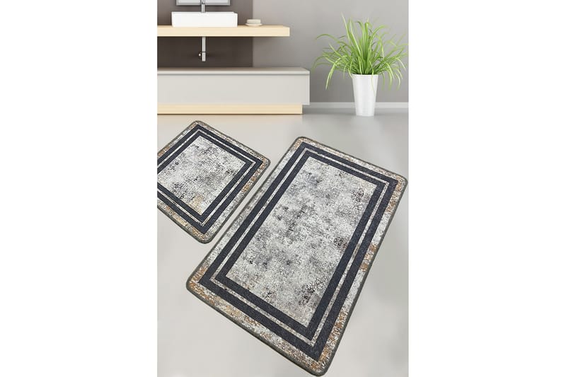 Badrumsmatta Nilu 60x100 cm Rektangulär - Flerfärgad - Textil & mattor - Matta - Badrumsmatta