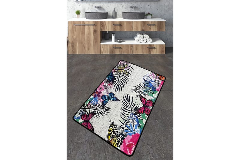 Badrumsmatta Nimmy 70x120 cm Rektangulär - Flerfärgad - Textil & mattor - Matta - Badrumsmatta