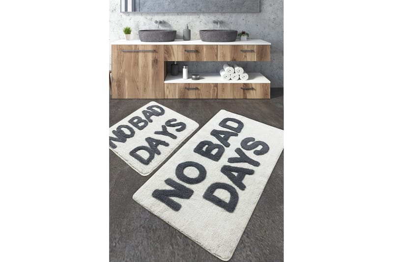 Badrumsmatta Nurbi 60x100 cm Rektangulär - Flerfärgad - Textil & mattor - Matta - Badrumsmatta