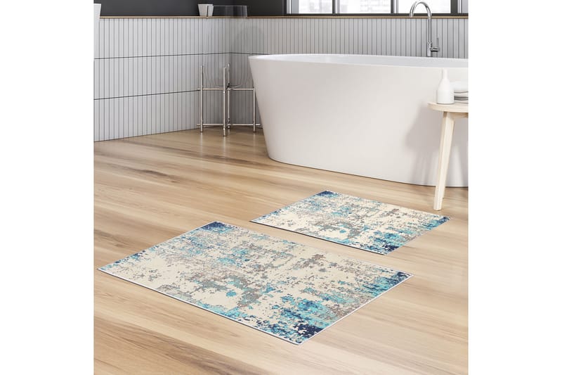 Badrumsmatta Panchi 60x150 cm Rektangulär - Flerfärgad - Textil & mattor - Matta - Badrumsmatta