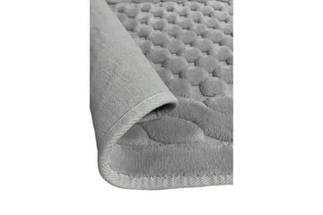 Badrumsmatta Parerna 60x100 cm Rund - Grå - Textil & mattor - Matta - Badrumsmatta