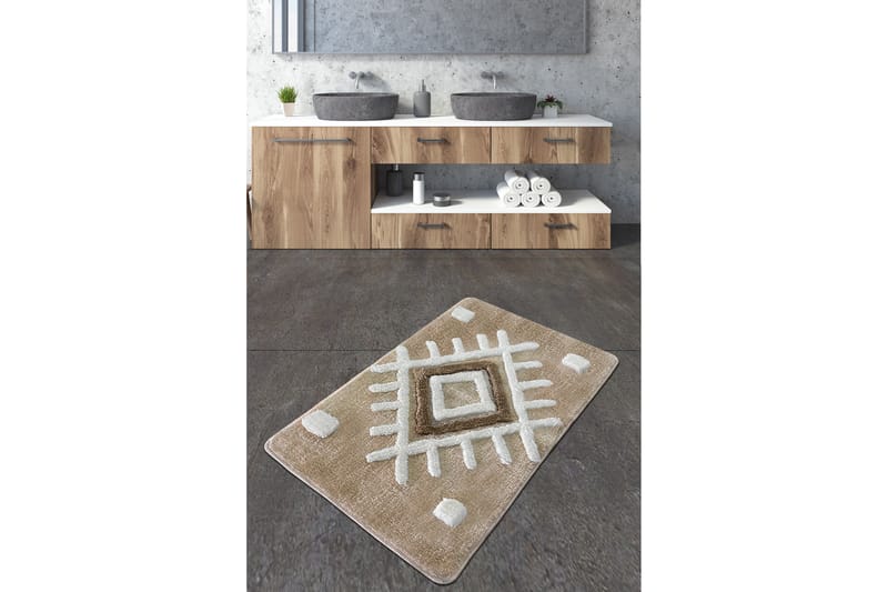 Badrumsmatta Pareeti 60x100 cm Rektangulär - Stengrå - Textil & mattor - Matta - Badrumsmatta