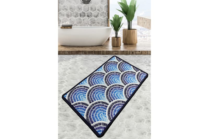 Badrumsmatta Parmeshwar 70x120 cm Rektangulär - Flerfärgad - Textil & mattor - Matta - Badrumsmatta