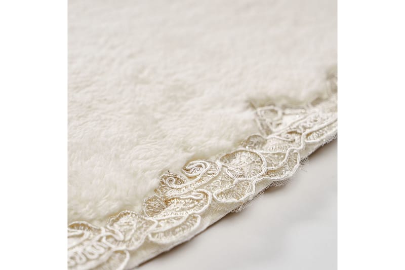 Badrumsmatta Pakhali 65x115 cm Rektangulär - Creme - Textil & mattor - Matta - Badrumsmatta
