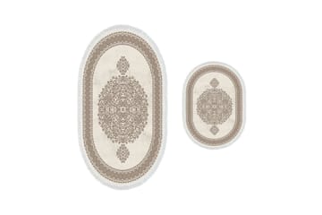 Badrumsmatta Panchma 60x150 cm Rektangulär - Brun - Textil & mattor - Matta - Badrumsmatta