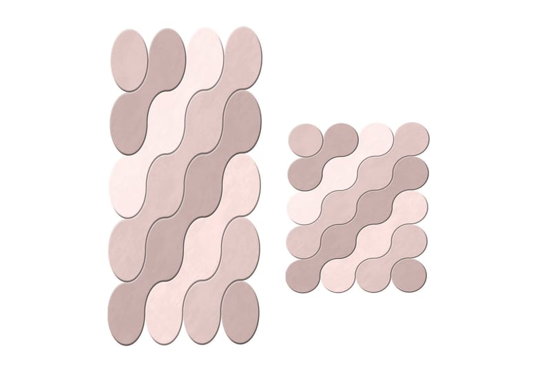 Badrumsmatta Paramjit 60x100 cm Rektangulär - Rosa - Textil & mattor - Matta - Badrumsmatta