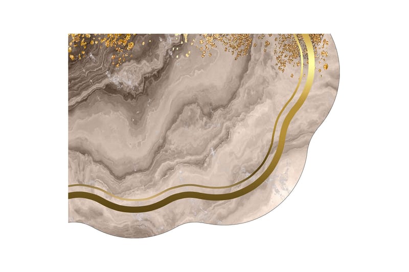 Badrumsmatta Parmo 60x100 cm Rektangulär - Beige - Textil & mattor - Matta - Badrumsmatta