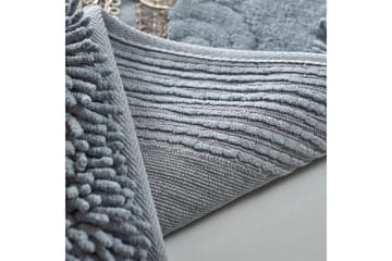 Badrumsmatta Parmita 60x100 cm Rektangulär - Grå - Textil & mattor - Matta - Badrumsmatta