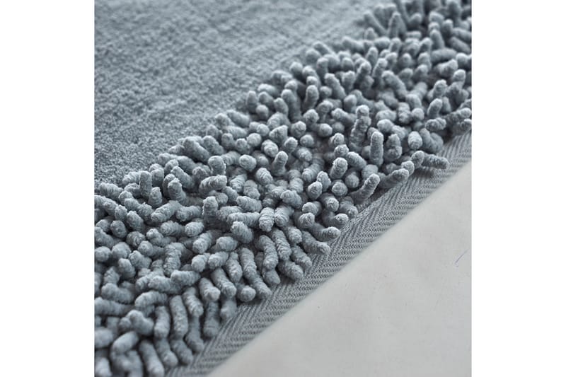 Badrumsmatta Parmita 60x100 cm Rektangulär - Grå - Textil & mattor - Matta - Badrumsmatta
