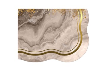 Badrumsmatta Parminder 60x100 cm Rektangulär - Creme - Textil & mattor - Matta - Badrumsmatta