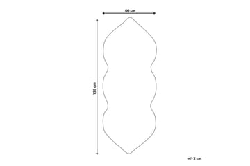 Badrumsmatta Canbar - Blå, Vit - Textil & mattor - Matta - Badrumsmatta