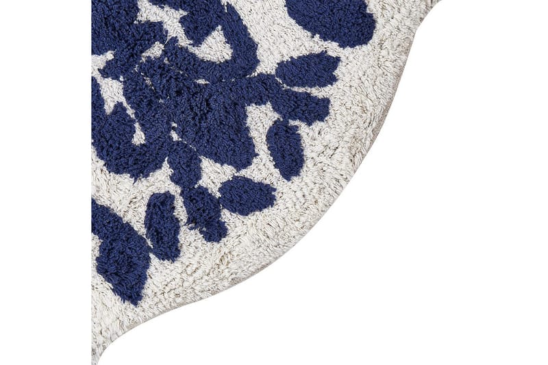 Badrumsmatta Canbar - Blå, Vit - Textil & mattor - Matta - Badrumsmatta