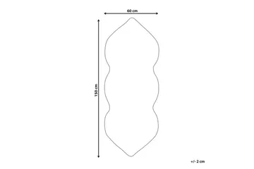Badrumsmatta Canbar - Blå, Vit - Textil & mattor - Matta - Badrumsmatta